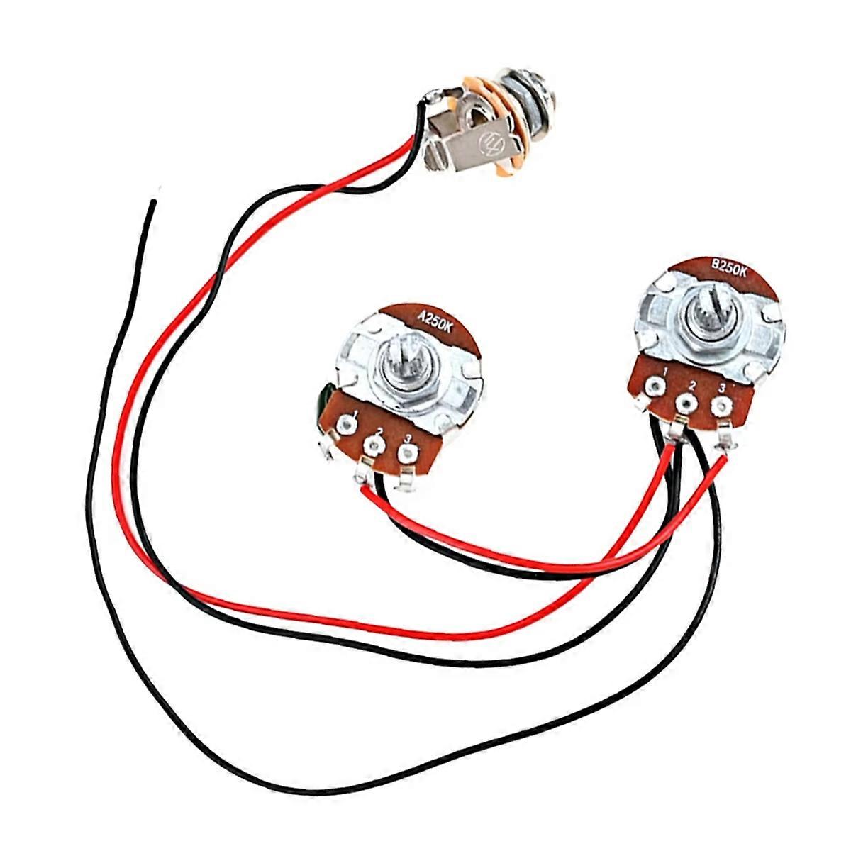Precision Electric Bass Wiring Harness Kit,1 Volume 1 Tone Control