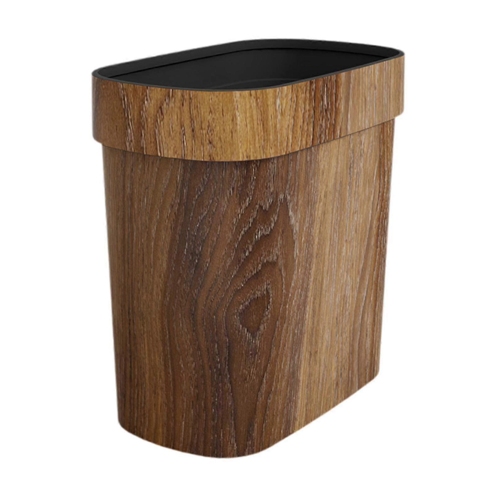 Rectangular Waste Bin for Small Spaces, Bathroom Office Garbage Container Bin