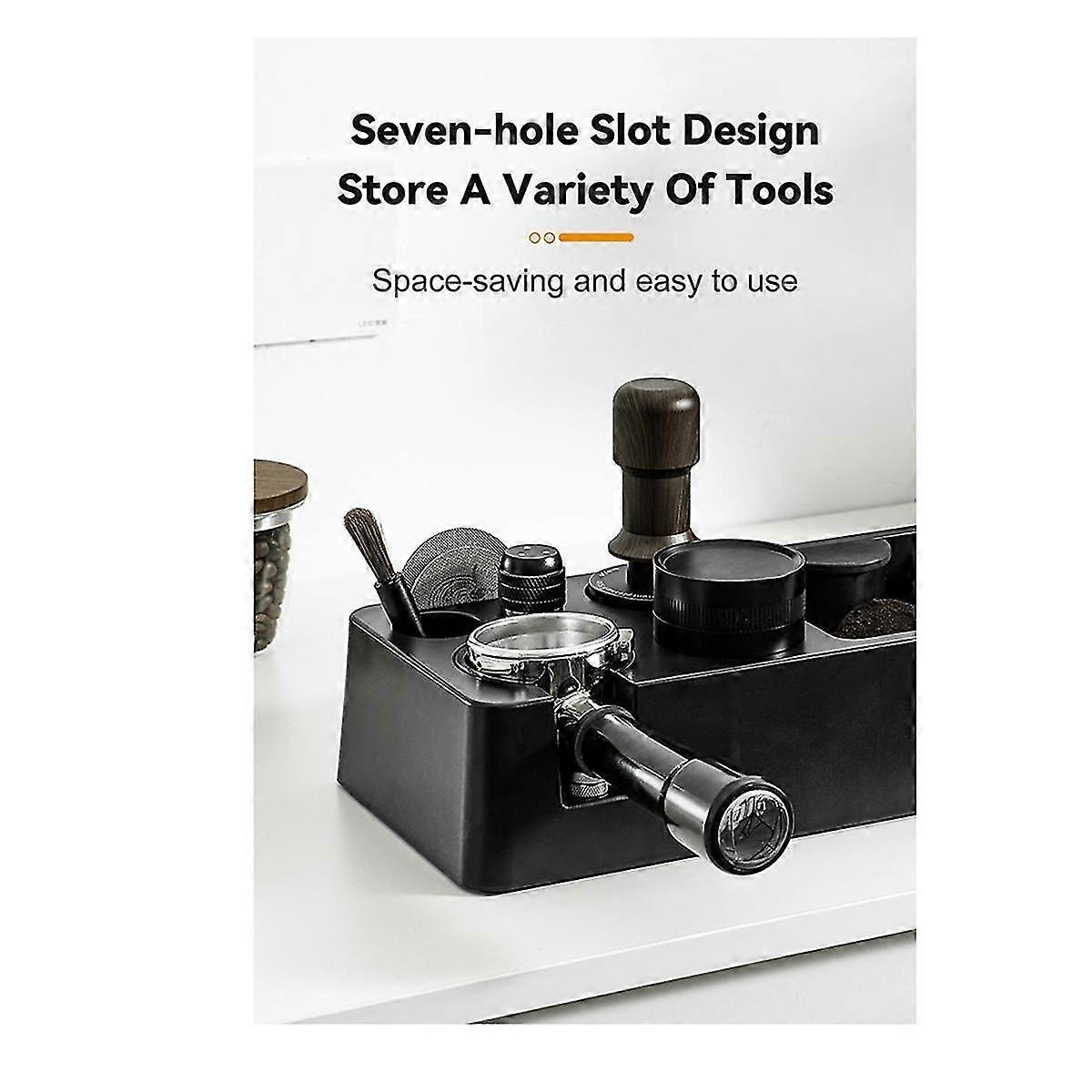 51/58MM Coffee Tamper Holder Mat Filter Stand Espresso Portafilter Stand Espresso Distributor Mat R