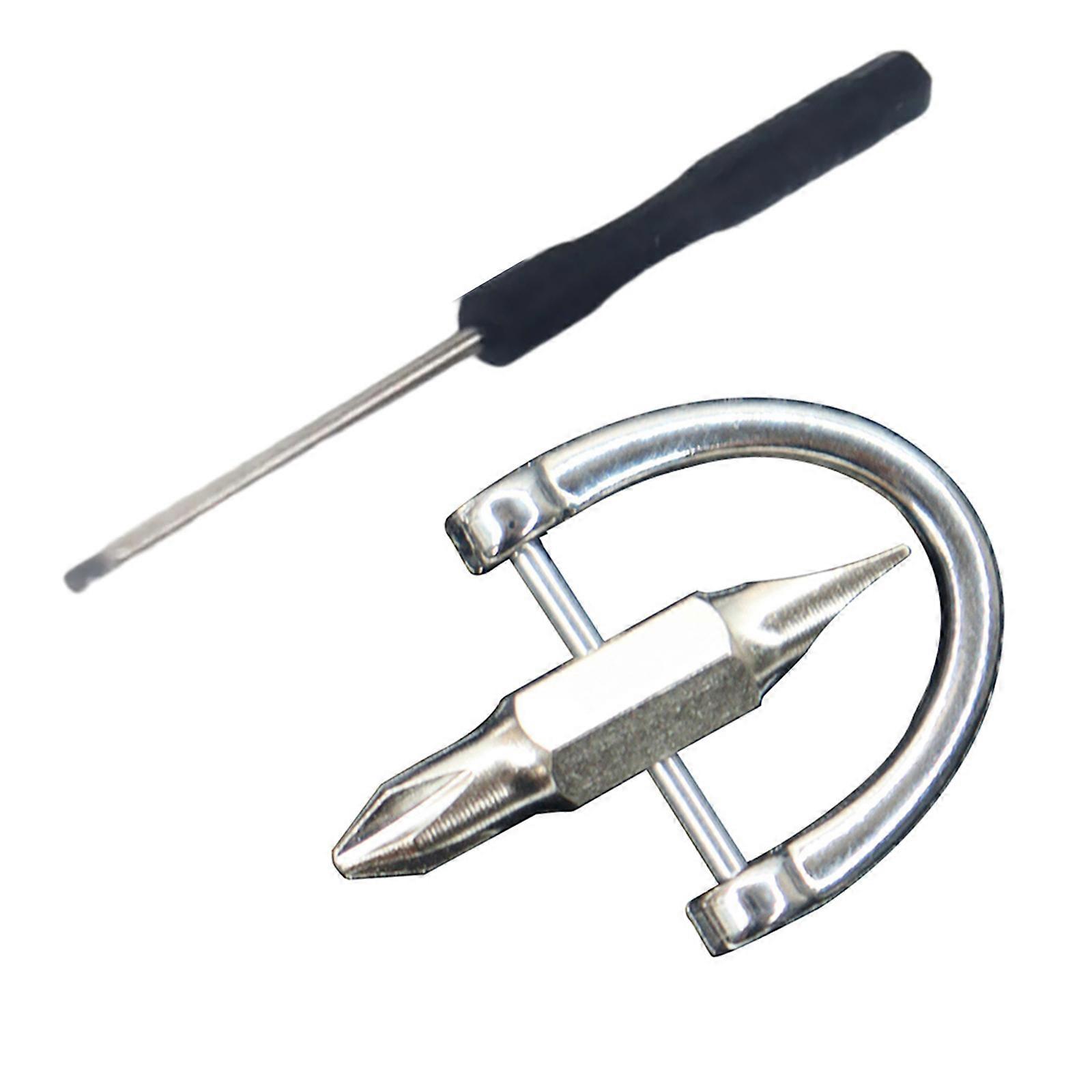 Convenient Essential Flathead Screwdriver Keychain For Durability Everyday Tasks On The Go Repair Effortless Portability