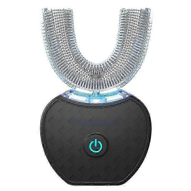 Electric Toothbrush,automatic Toothbrush,u-shape Sonic Toothbrush Teeth Whitening Kit With Replacement Brush Head