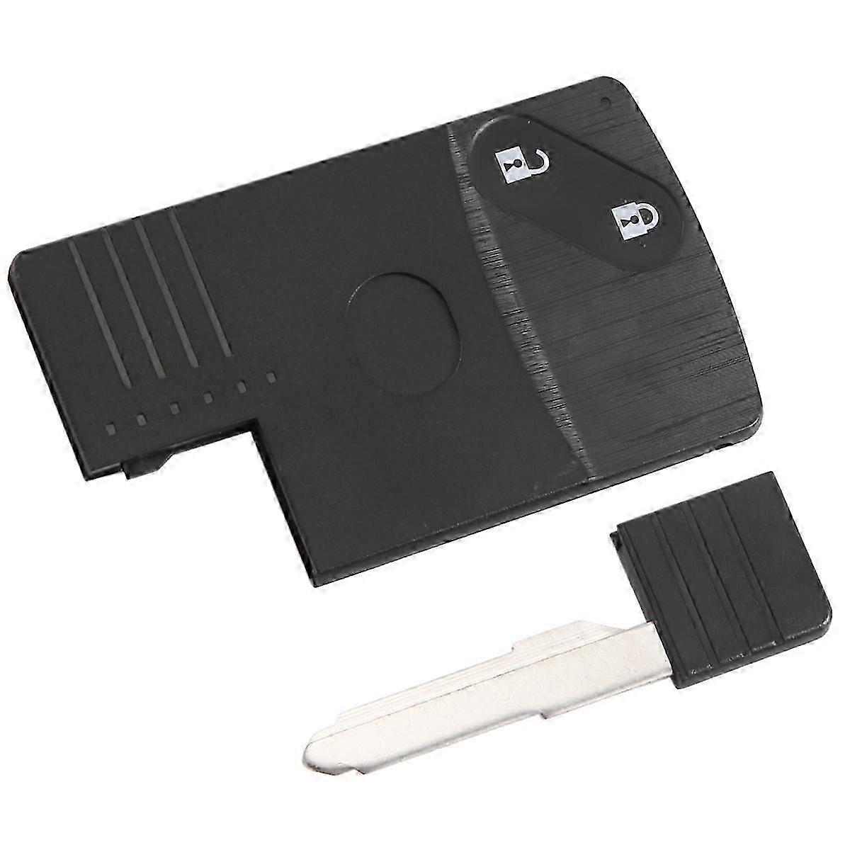 2 Button Smart Card Remote Key Shell Case for Mazda 5 6 CX-7 CX-9 RX8 Miatablack SZRH