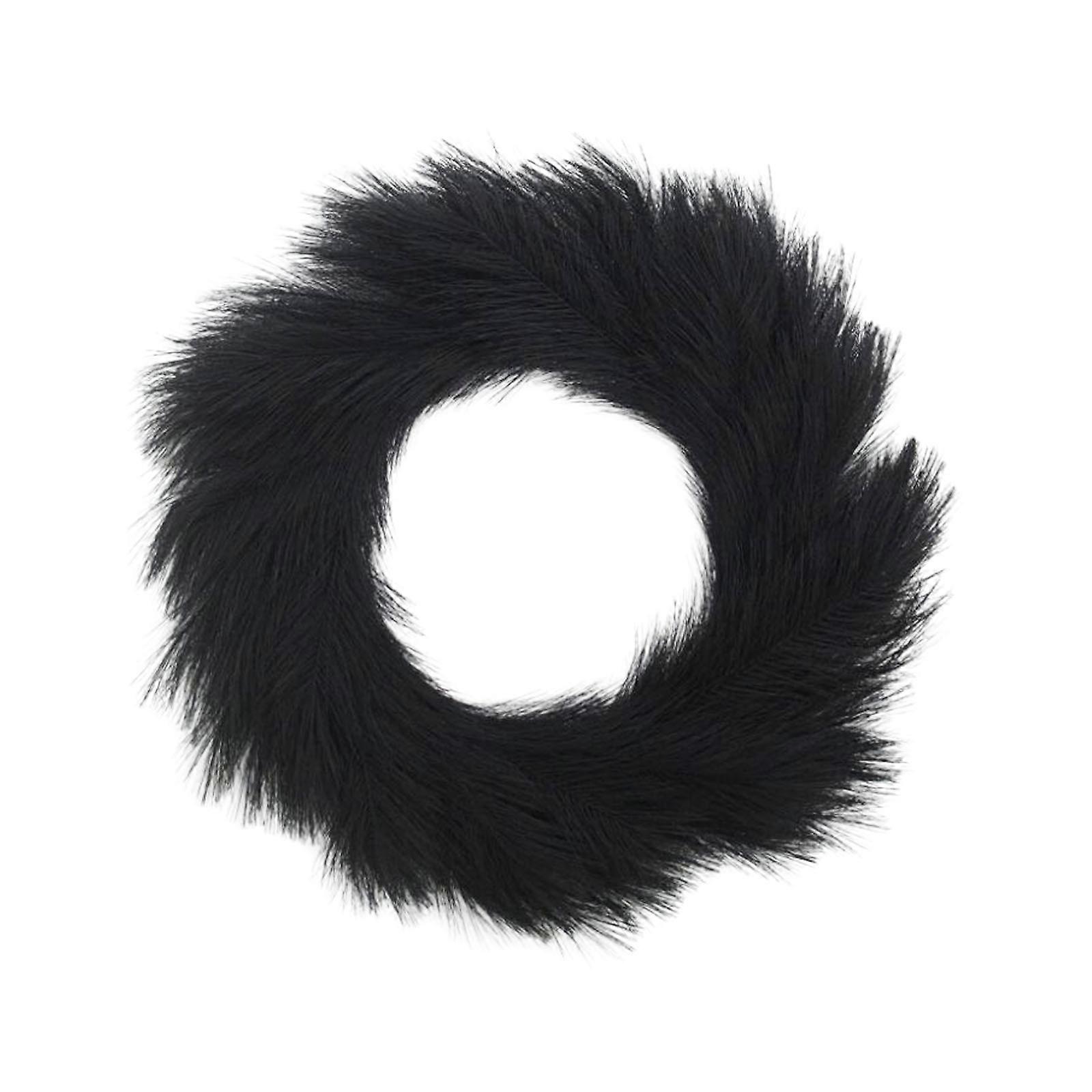 人工パンパスグラスリース、自由奔放に生きる農家の壁の装飾、屋内屋外オールシーズンホームデコレーション用のメンテナンスフリーシルクリース、に適しています