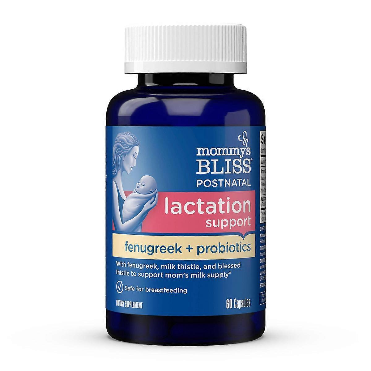 Mommy's Bliss Lactation With Probiotic Capsules - 60ct