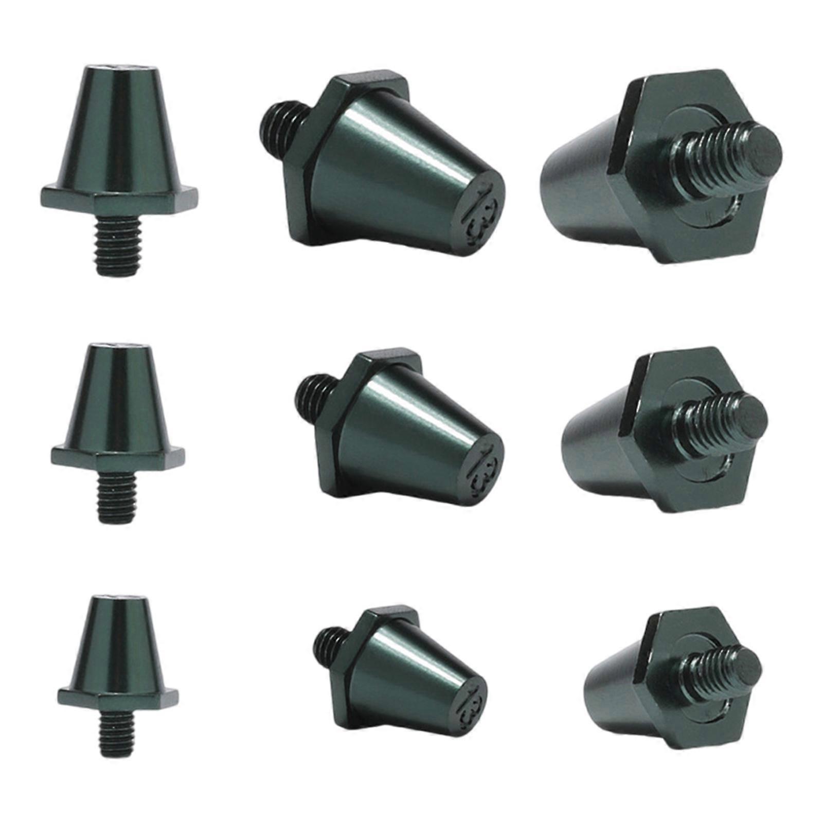 12Pcs Aluminum Football Stud Replacement Cleats Stud Football Boot Spikes Soccer Stud for Football Boot Enduring 13mm