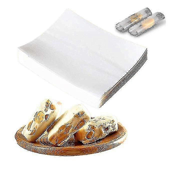 6 Sheets Nougat Paper Edible Rice Wafer Paper Handmade Candy Wrapping Sheets Size A4