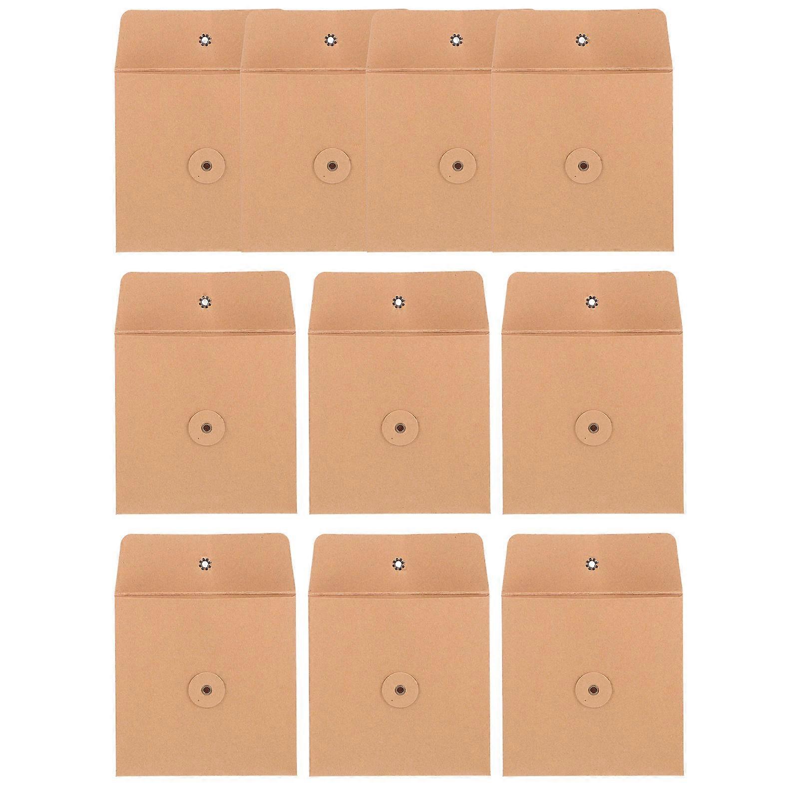 Kraft Cd Envelops Daily Life Easy Transportation People Who Store /Dvds 10Pcs