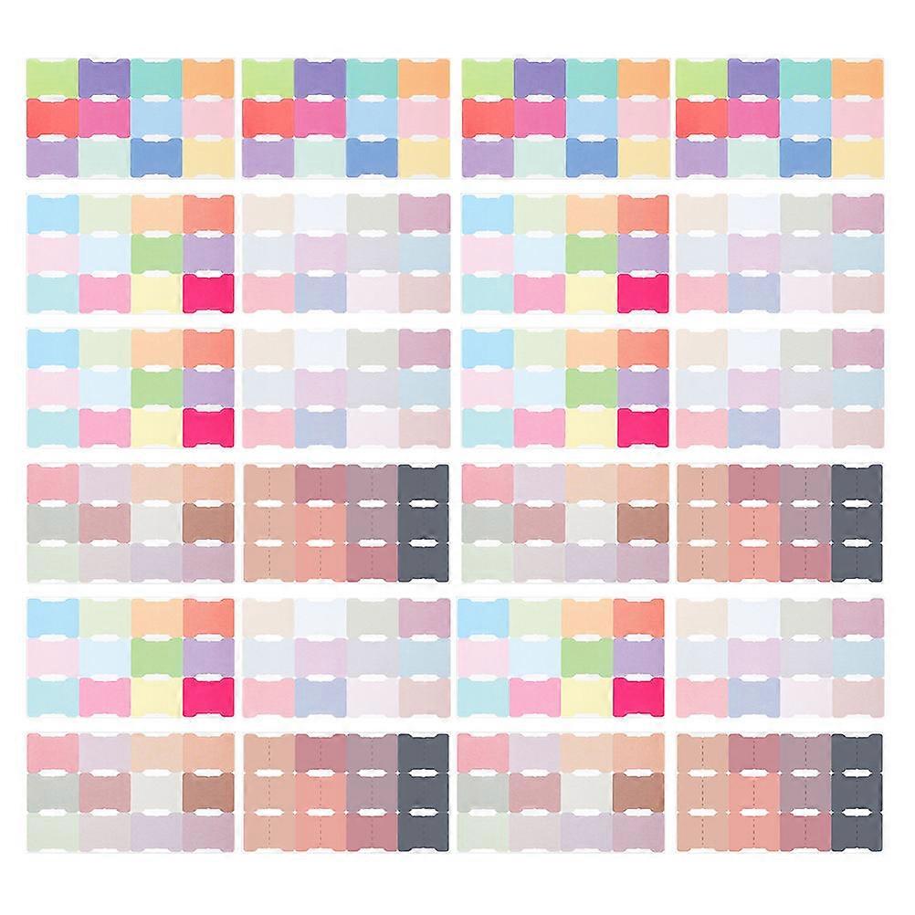 Self-Adhesive Page Markers Index Tabs Macaron Colors Writable File Organization Book Annotation Professionals 40 Sheets