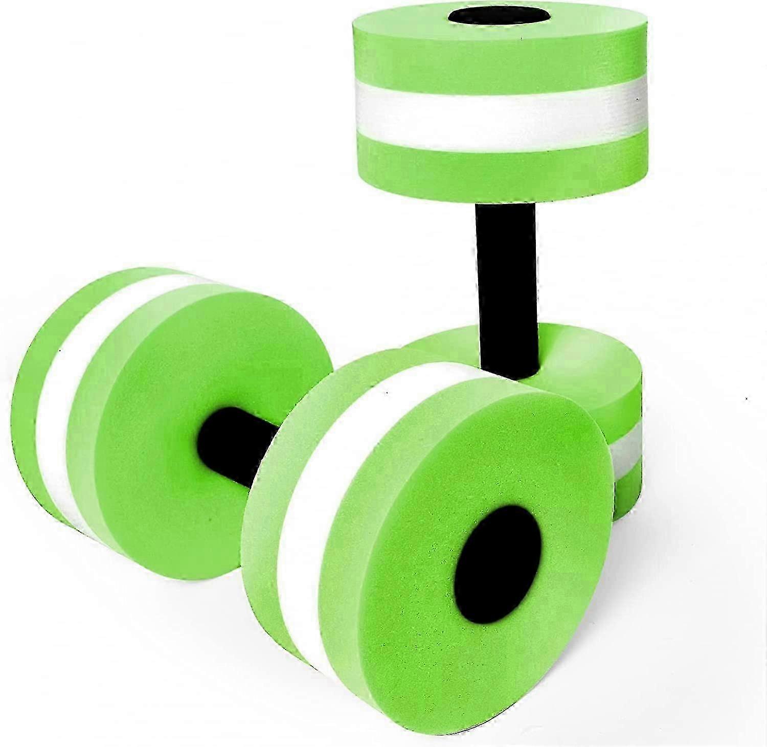 Exercise Dumbbells Aqua Fitness Barbells Exercise Hand Bars - Set of 2 - for Water Aerobicsblue