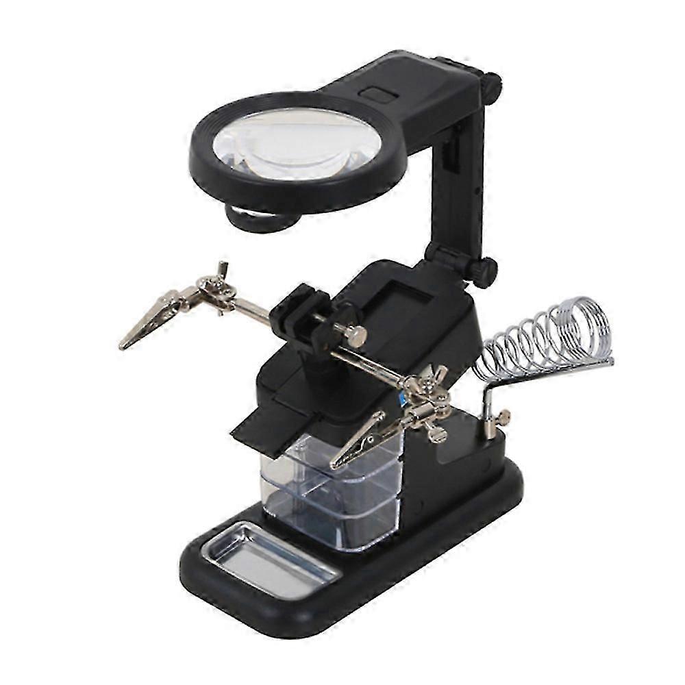 Table Magnifier Stand with LED Lights 3X 4.5X