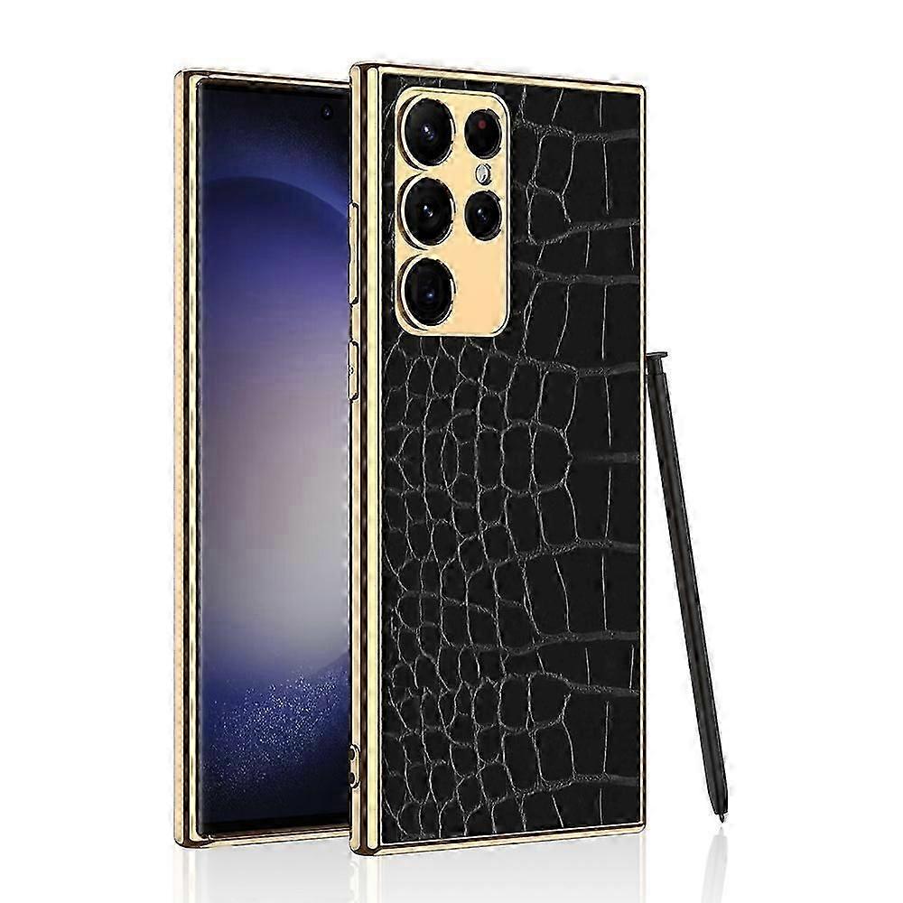 For Samsung s23 ultra mobile phone case s23 plus electroplating soft edge mobile phone case s23 personality anti-drop shell-without pen