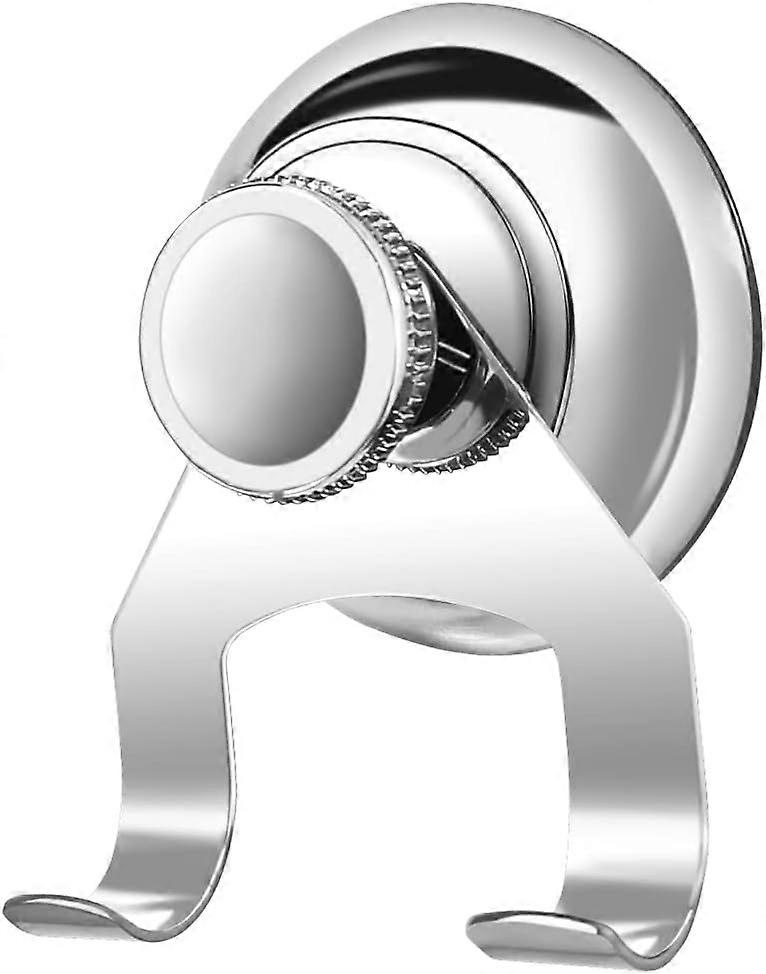 2 suction cup hangers with 2 hooks, no drilling required