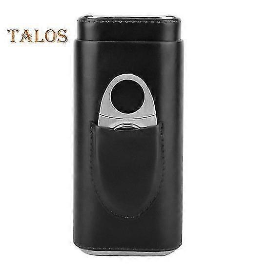 Humidor Box Large Capacity Wide Application Reusable Durable Faux Leather Storage Organizer with Scissors Home Supplies