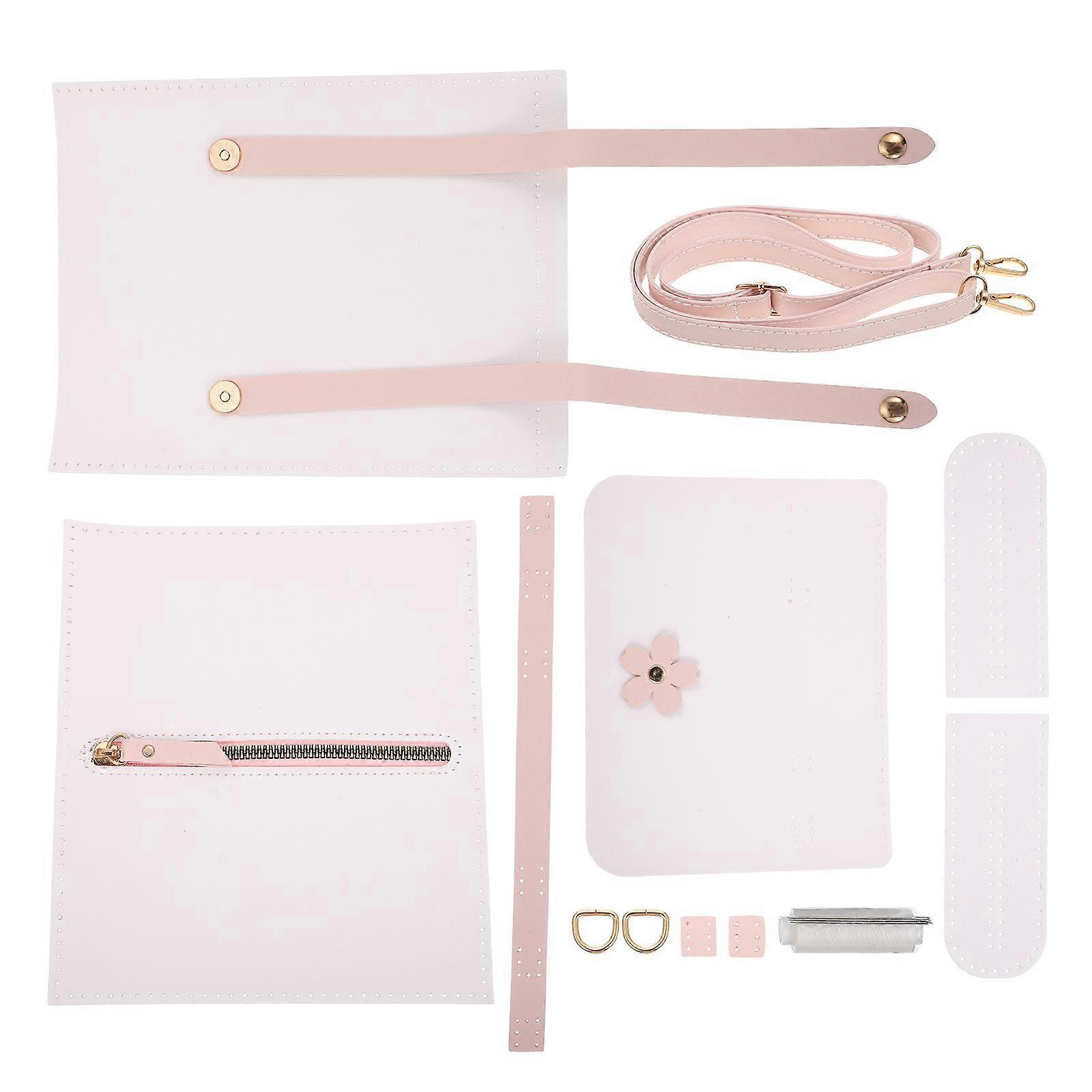 1 Set DIY Handmade PU Chain Bag Making Kit Square Shoulder Bag Making Material