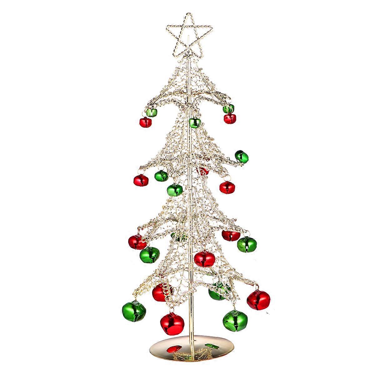 Artificial Plants Home Decor Simulated Christmas Tree Golden Desktop Xmas Tree 1Set