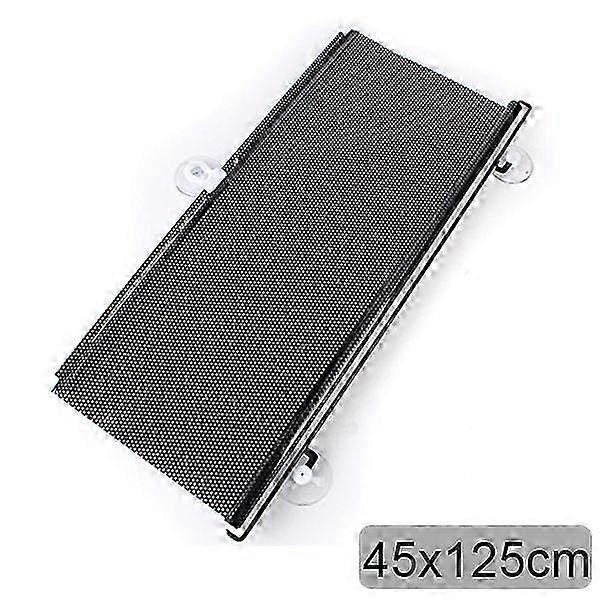 Foldable Universal Car Sunshade Retractable Visor Window Curtain Roller UV Protection for Vehicle Windshield and Side Glass