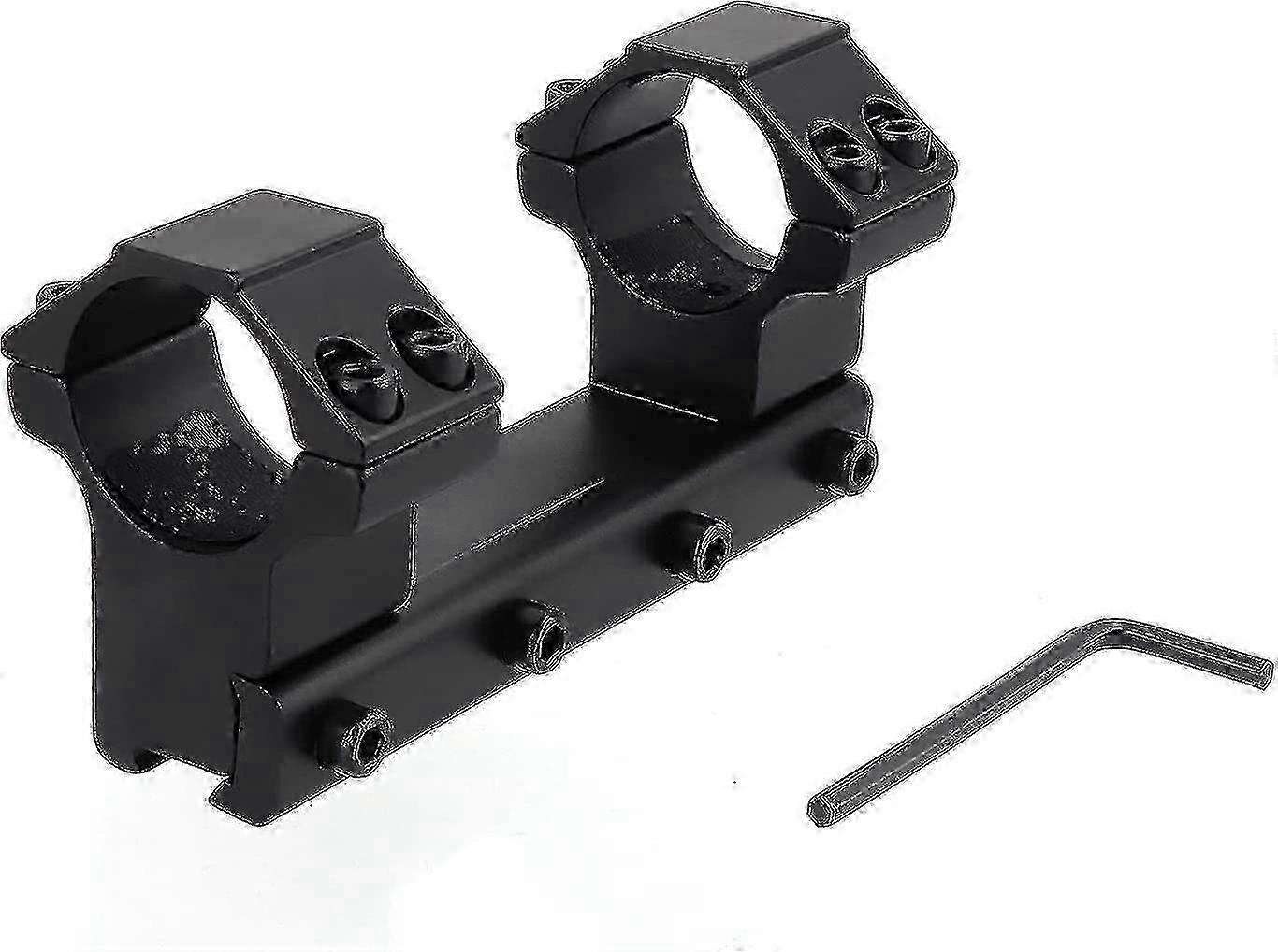 Anneaux de lunette tactiques en aluminium à profil élevé de 25,4 mm pour le montage sur rail à queue d’aronde Weaver/Picatinny de marque appropriée