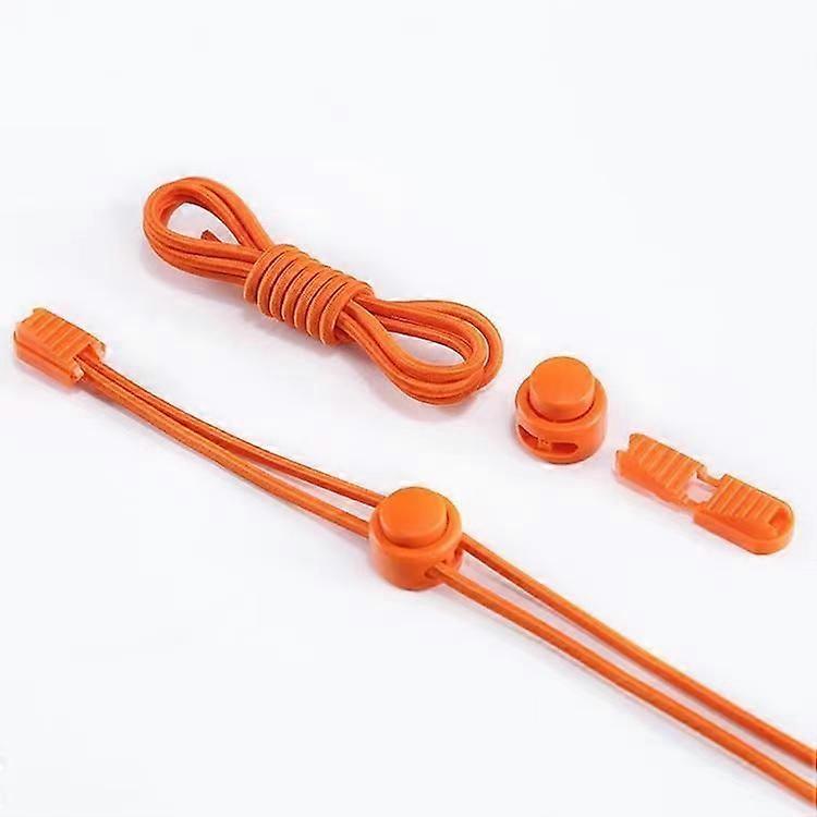 shoelaces with drawstring - no need to tie - solid color 15. Black (1 pair) White (1 pair)