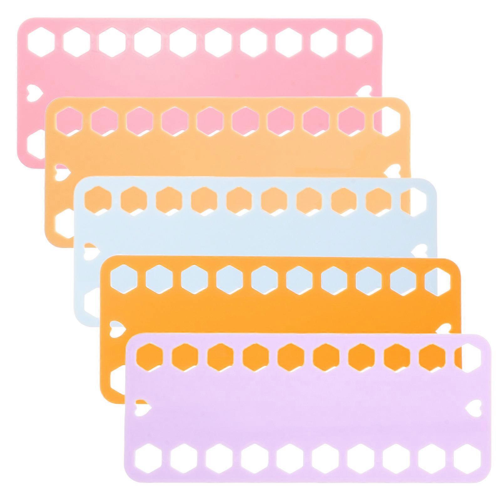 Cross Stitch Accessories Thread Winder Plastic Embroidery Thread Organizer Board Sky Blue 5Pcs