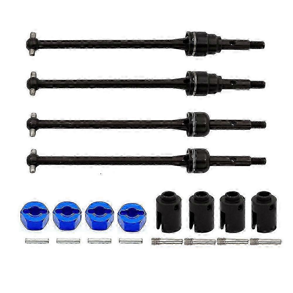Traxxas 1/10 Slash Rustler Stampede Hoss VXL 4X4/2WD Steel Front & Rear CVD Drive Shafts Upgrade Kit (4PCS) P20250110782