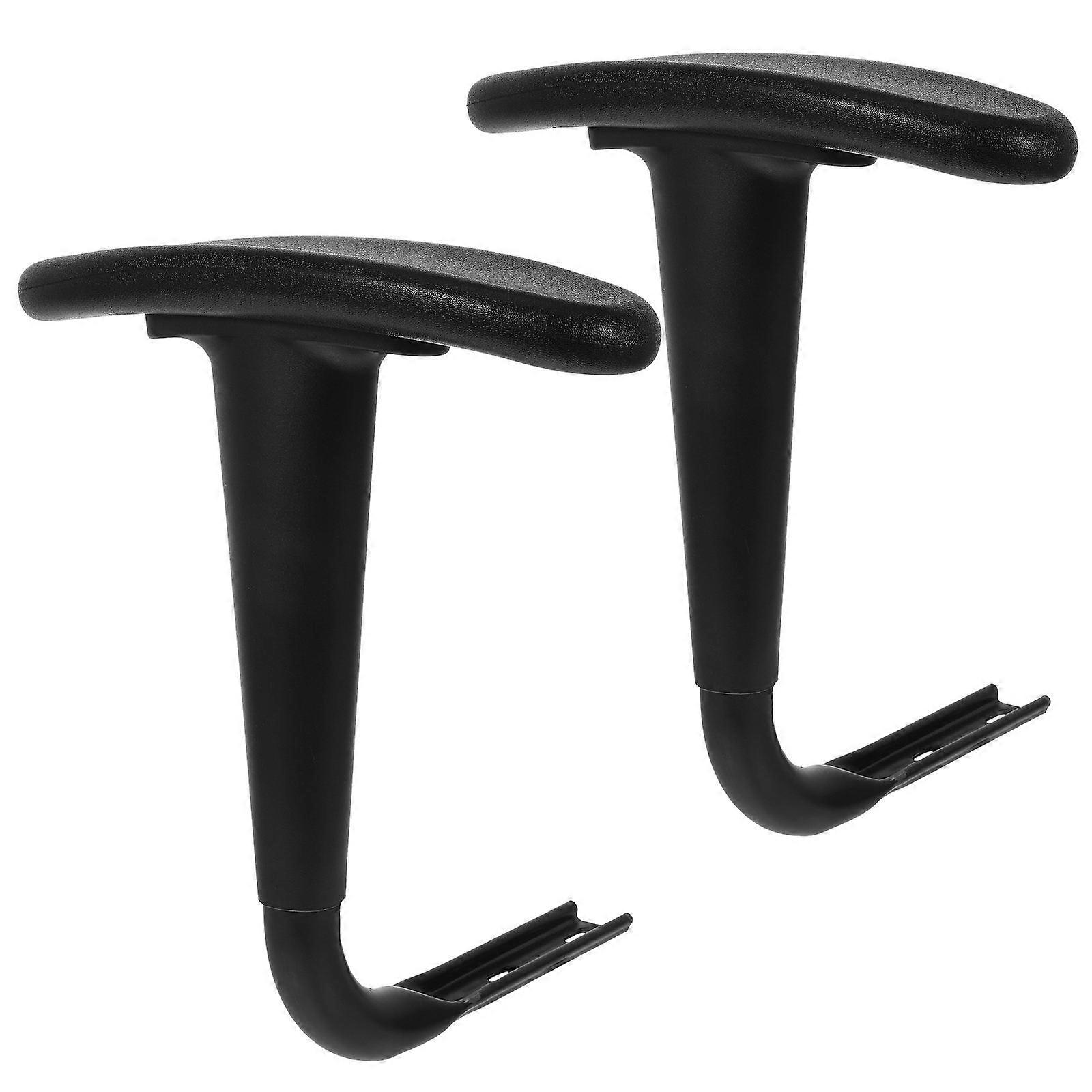 2 Sets Chair Armrest Pads, Soft PU Replacement Arm Pads for Office & Gaming Chairs, Universal Fit for Enhanced Comfort and Support