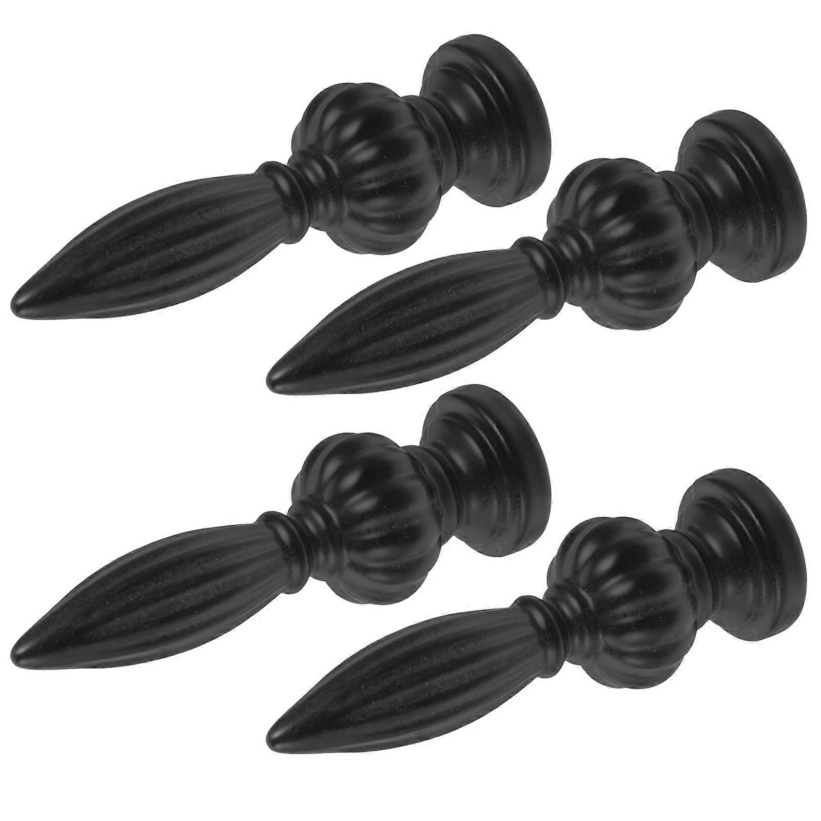 Lampshade Holder Lamp Finial Knob Decoration For Residence Hall 7 5X2 5X2 5CM Metal 4Pcs