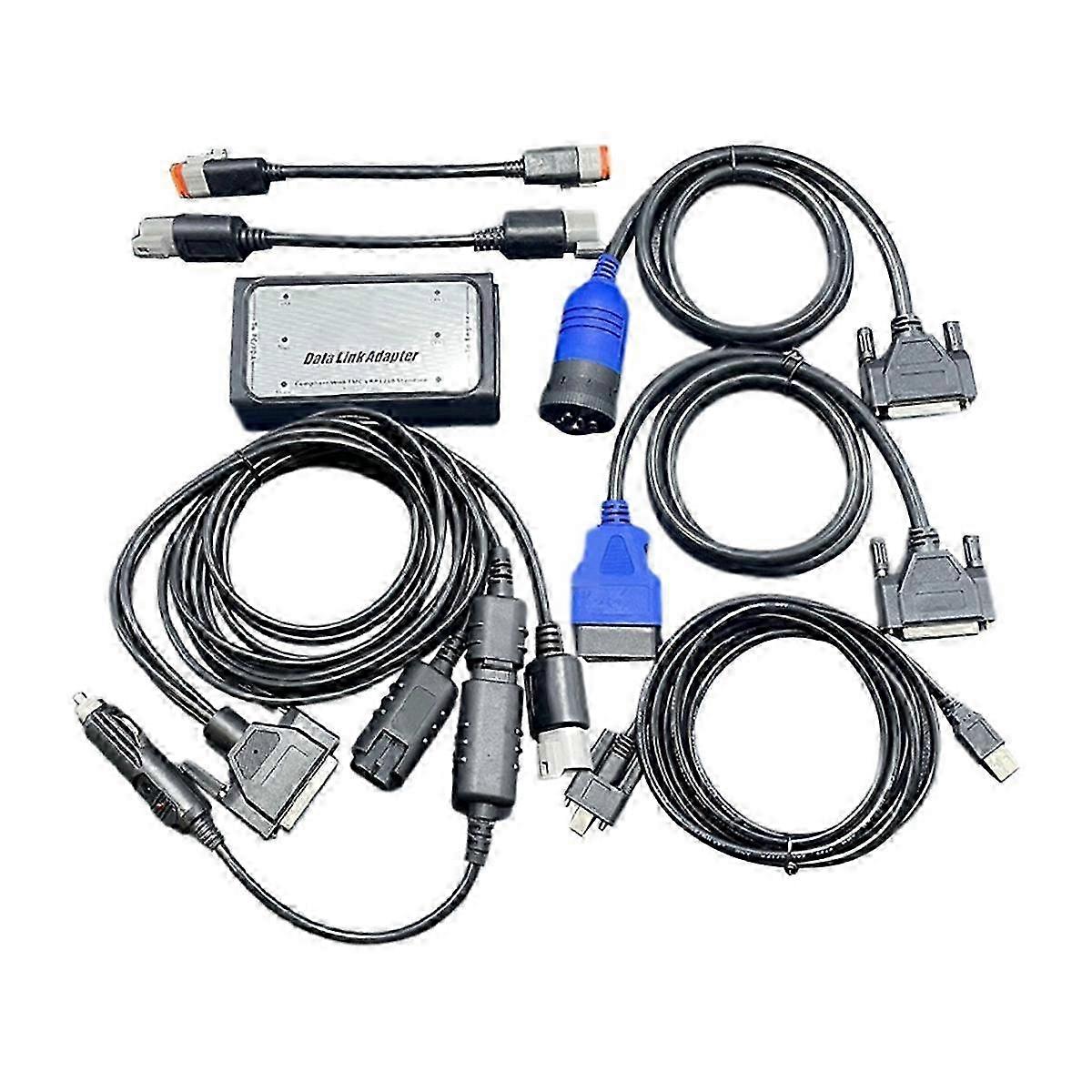 Data Link Adapter Heavy Duty Truck Diagnostic Tool for Certain Brand V7.62/ V8.7 INLINE6 OBD2 Scanner