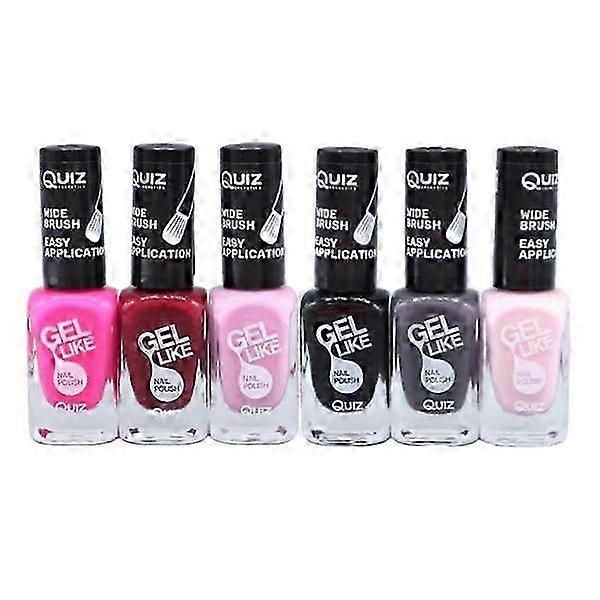 Set de 6 vernis à ongles - Multicolore