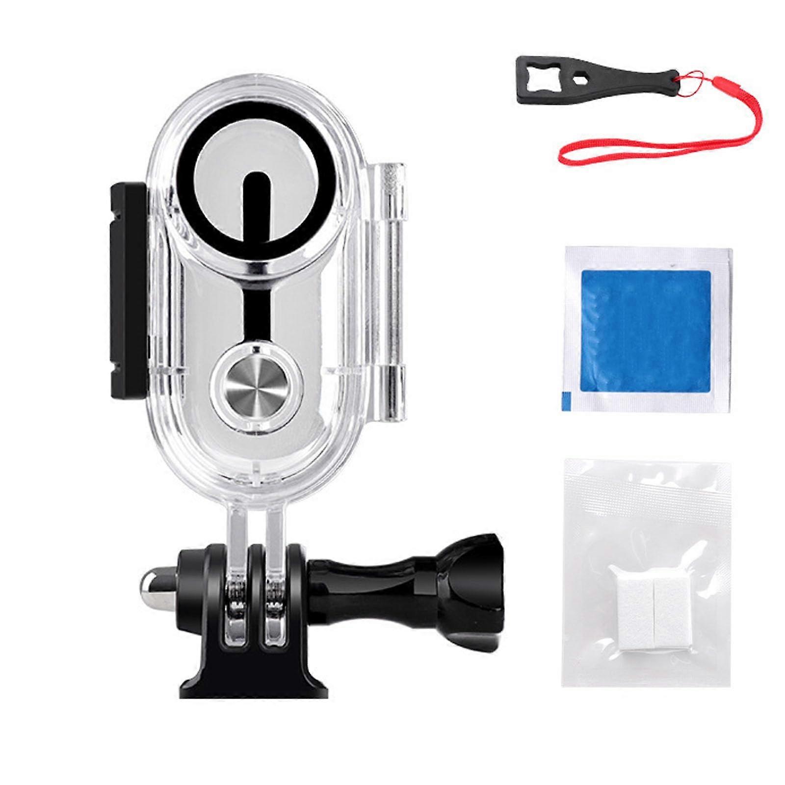 40M Waterproof Case for Insta360 GO 3S/GO 3 Diving Housing, Durable Action Camera Accessories, Compatible with Water Sports