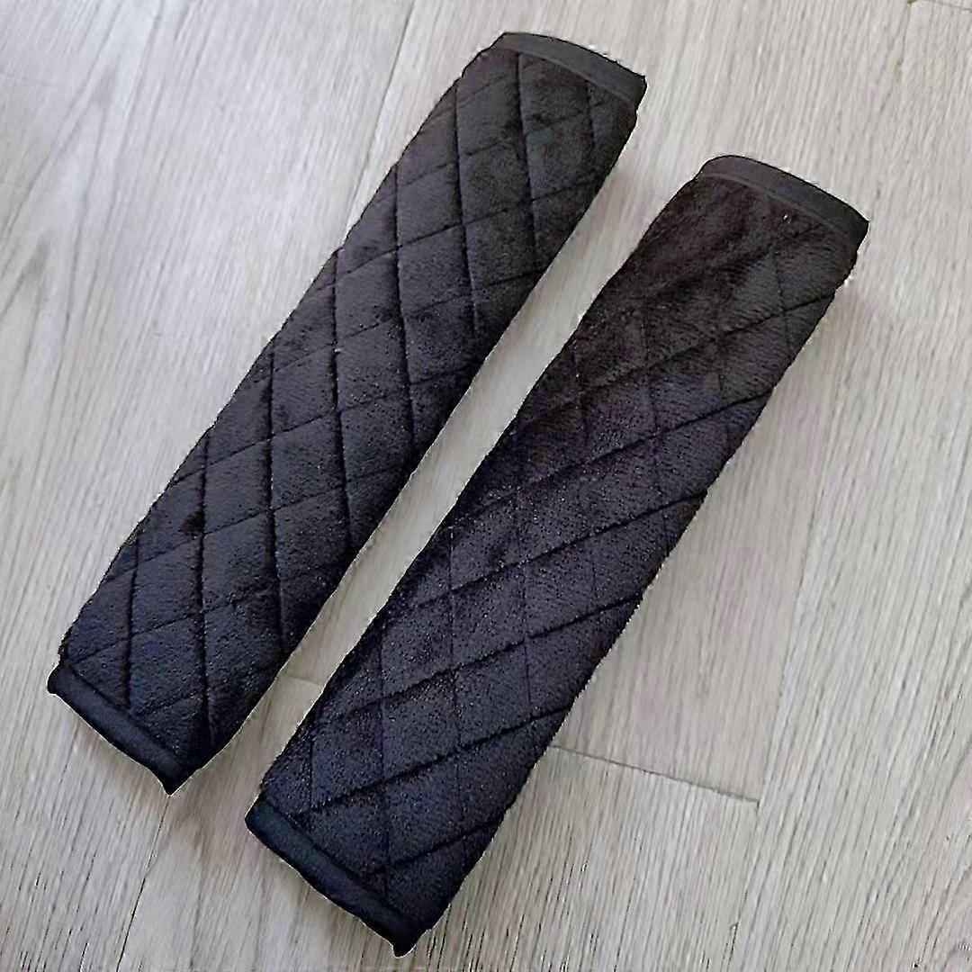Seat Belt Pads, Comfortable Car Seat Belt Pads with Hook and Loop, Travel Pad Seat Belt Cover (2 Pack)