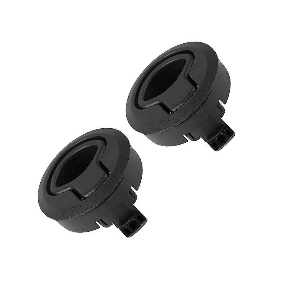 Practical Black Plastic Push-Type Lock for Yacht with Concealed Design 2pcs