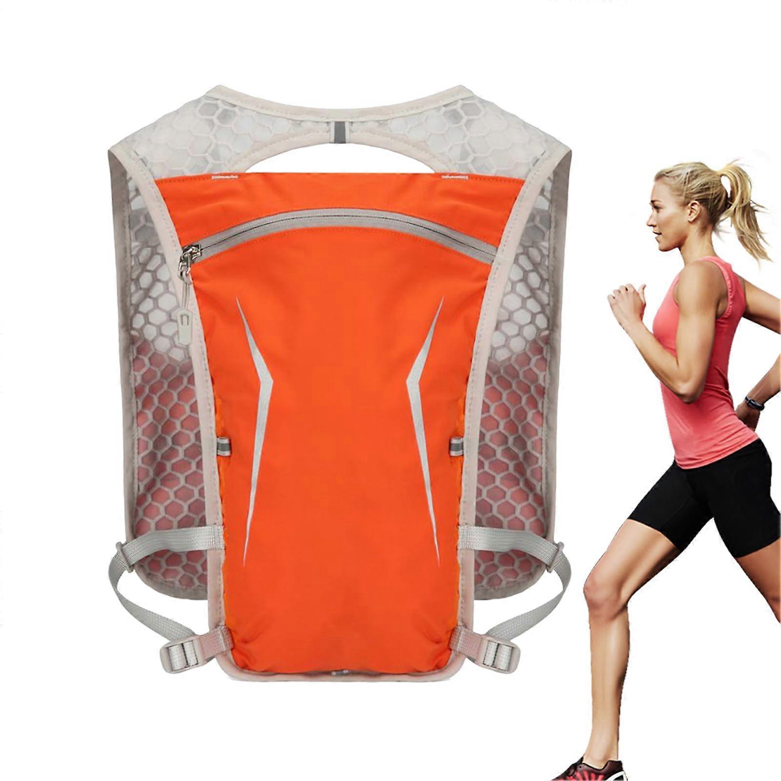 Running Backpack, Hiking Hydration Vest, Lightweight Storage Bag, Waterproof Bottle Holder.