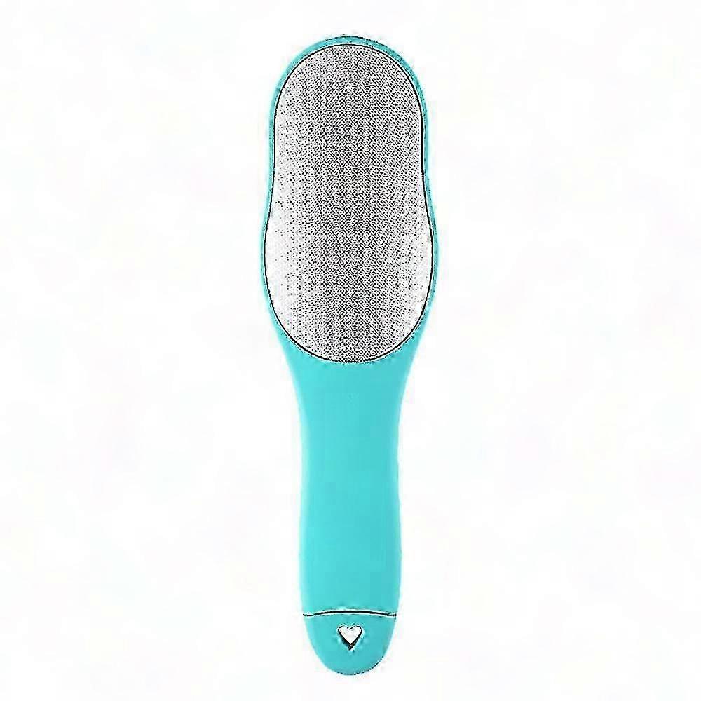 مبرد القدم للكعب المتشقق ، مزيل الكالس على الوجهين وجهاز تنظيف باديكير مع الفولاذ المقاوم للصدأ