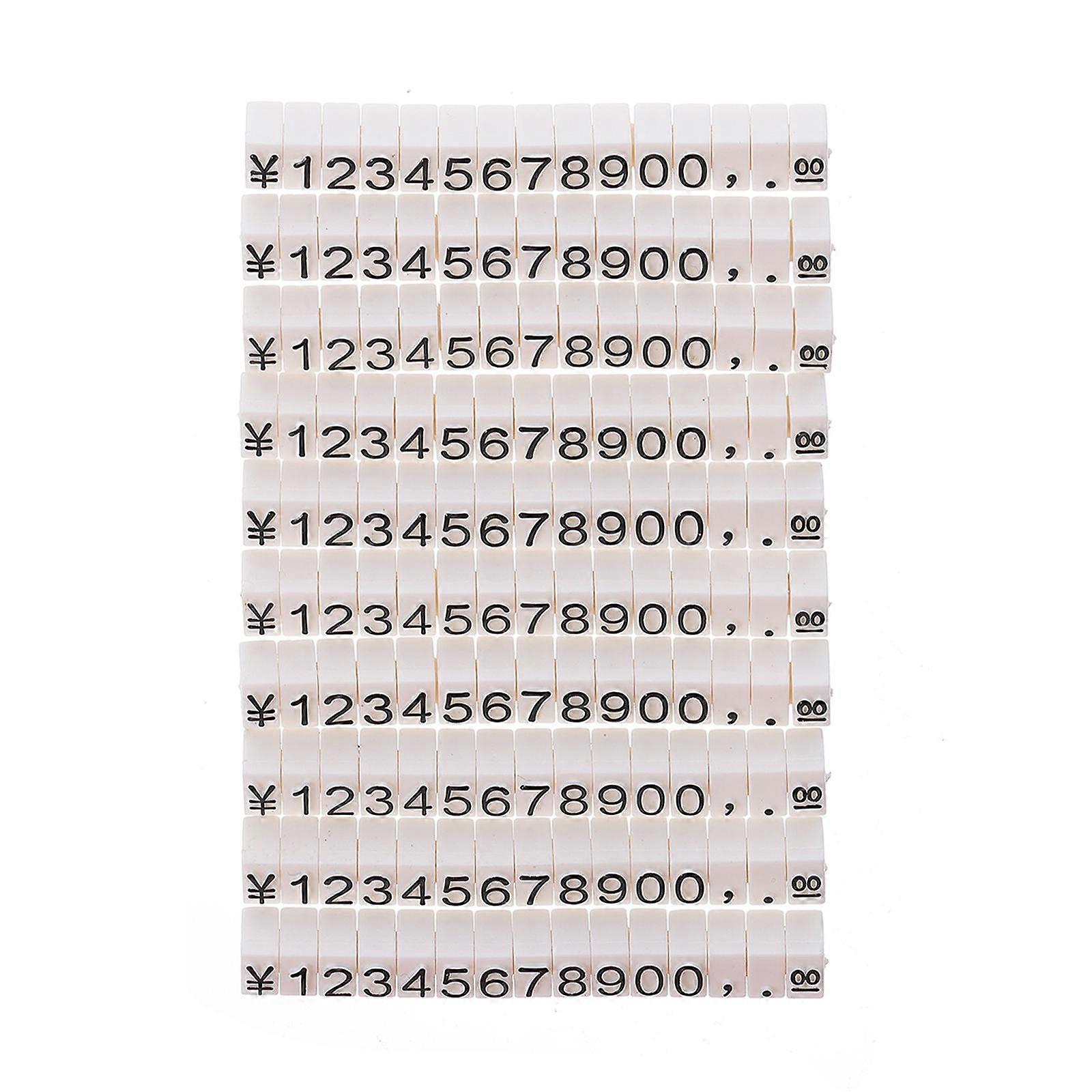 Label Holders Plastic Tag Signs Adjustable For Shops Rectangular Black 4.7X0.5CM Disassemble And Assemble 10Pack
