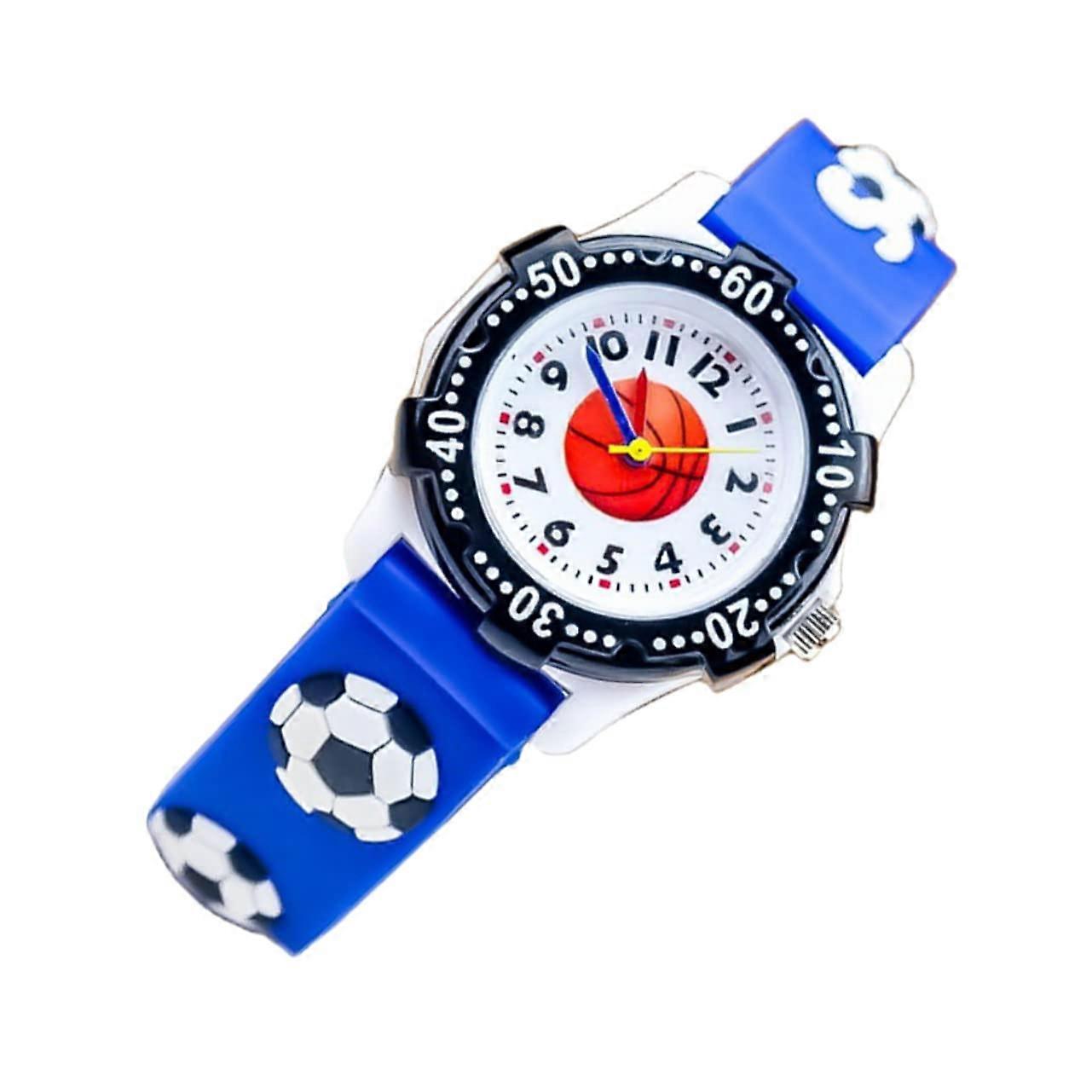 Digital Watch with Basketball Pattern Wrist Watch for Boys