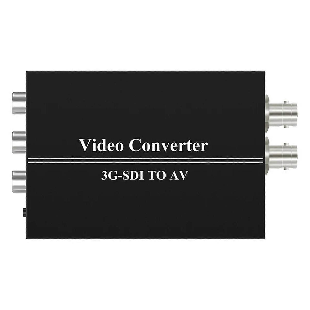 SDI to RCA AV CVBS Composite Audio Video Adapter Converter US-Plug