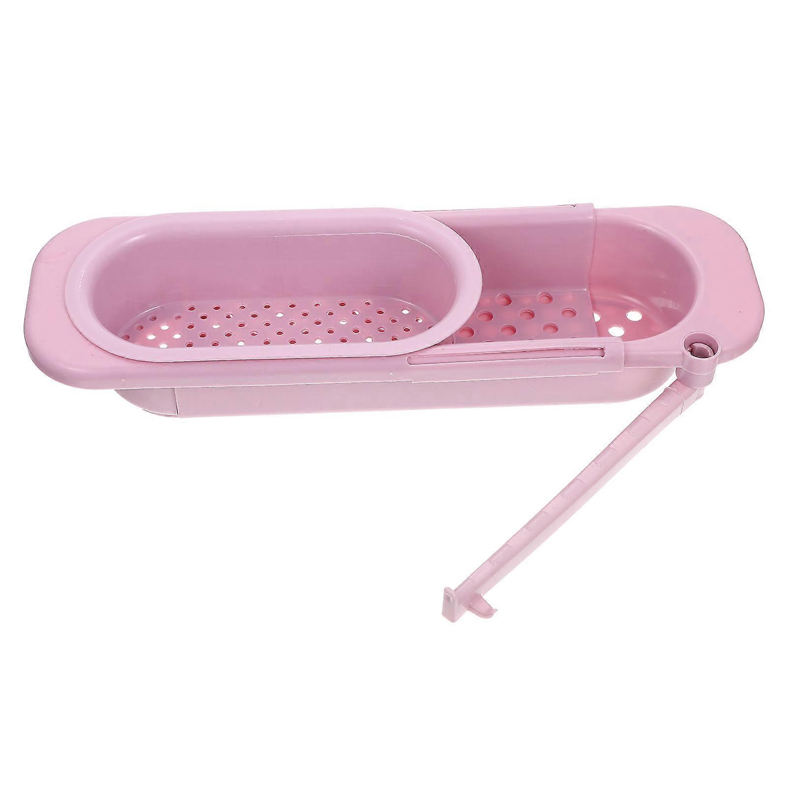 Waste Separator Strainer Fruit Vegetable Drainage Water Filtering Square 19.7×3.9×2.2in 1Set