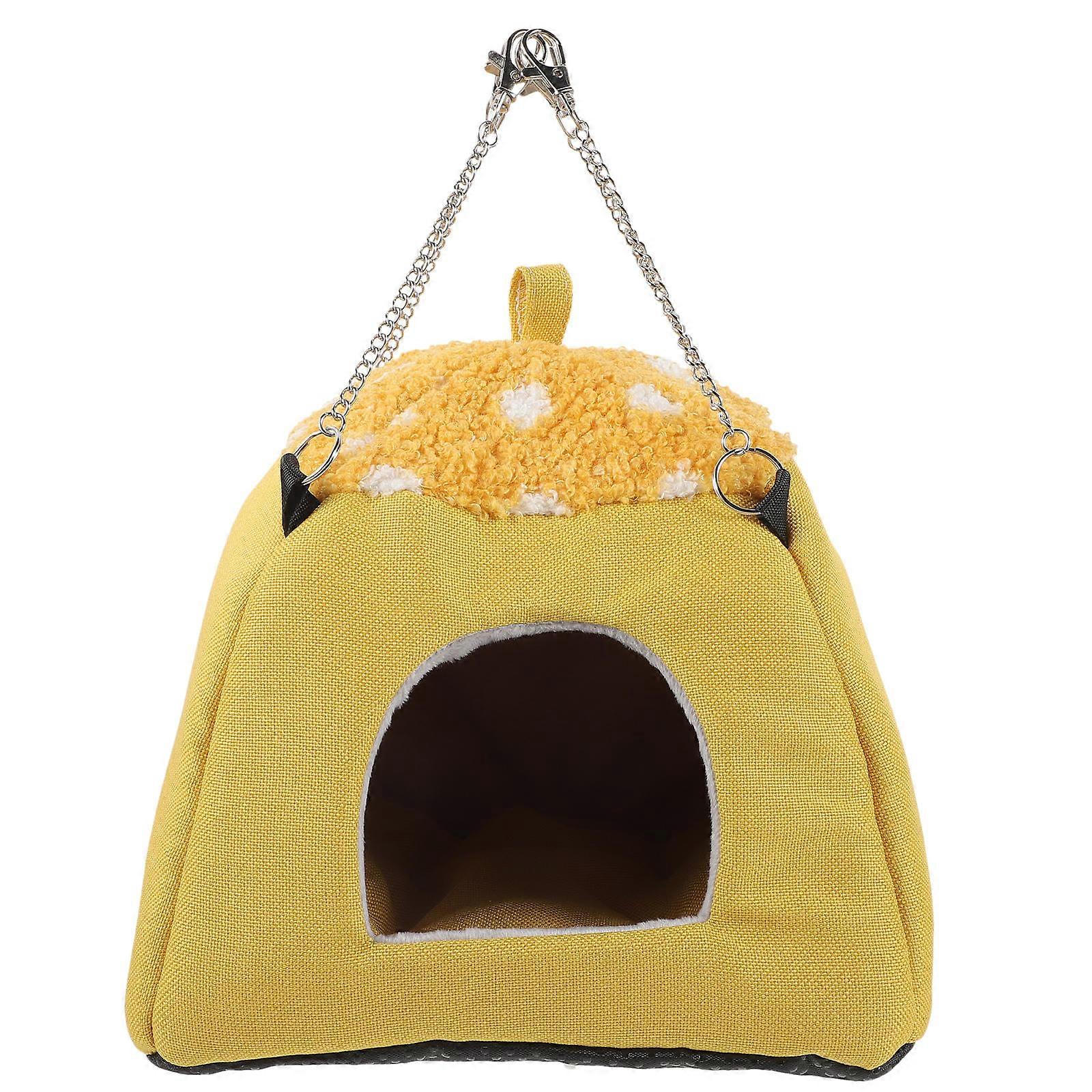 Wear Resistant Chinchilla Hammock Comfortable Small Animal Hideout for Hamsters and Dwarf Hamsters Cage Breathable Soft Cloth Bed Easy to Install
