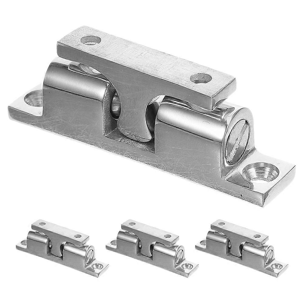 4pcs Stainless Steel Push to Open Door Latch for Boats, RVs, and Storage Compartments – Enhanced Security and Windproof Performance