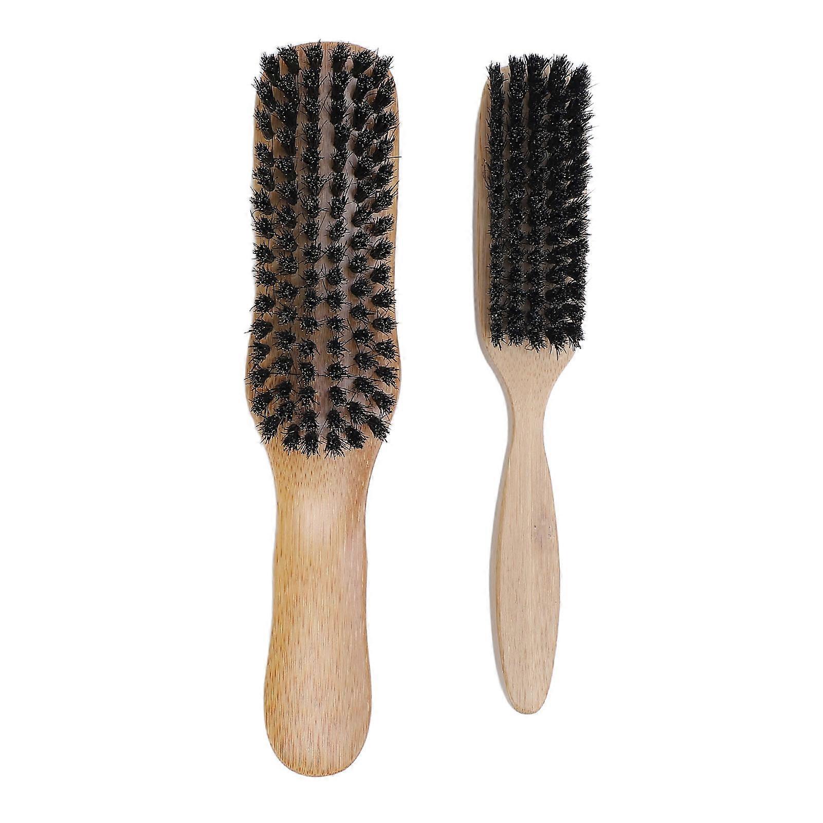 2 PCS Beard Brush for Men - Grooming & Styling