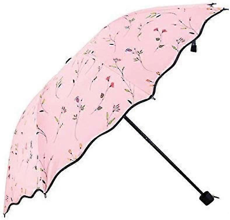 Portable Folding Automatic Umbrella Telescopic Lightweight Compact Travel Sun Umbrellas