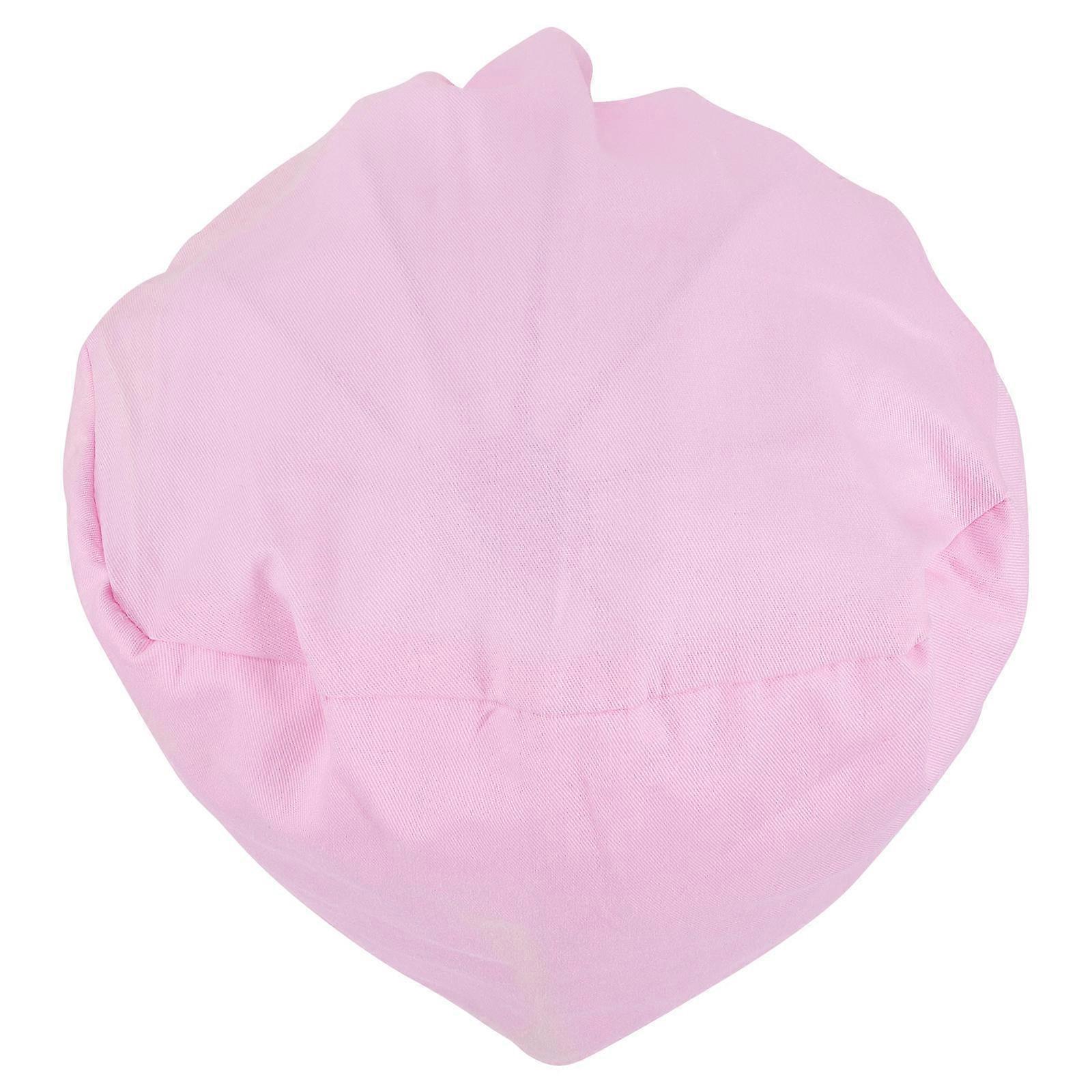 Touca de esfregar com botão para mulheres de uso médico Capa de cabelo de algodão Absorção de suor Respirabilidade Ajuste elástico 1 conjunto