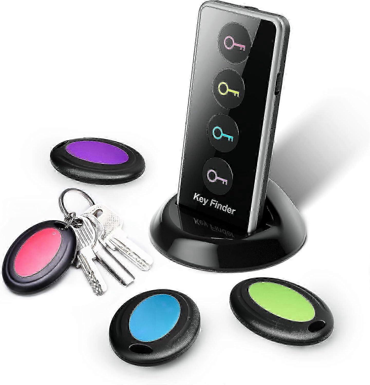 キーファインダーロケーター、ワイヤレスキートラッカー、リモートファインダー追跡デバイス、使いやすい、高齢者に最適、車のキー、電話、財布、テレビのRemotのトラッカータグ