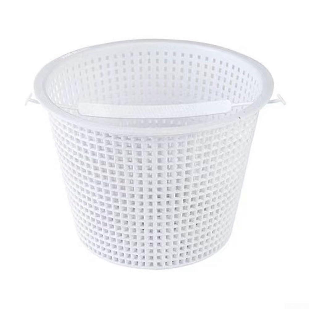Pool Skimmer Basket Replacement, Skimmer Basket Replacement Complete Set with Weights for Improved Performance Pool Cleaning Tools (S White)