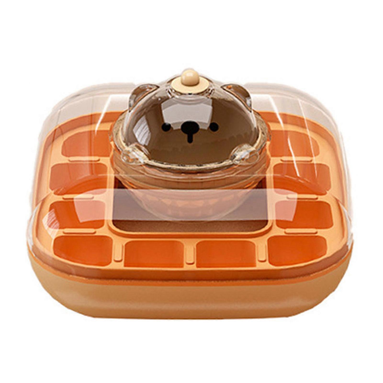 Home Use Ice Maker Reusable Seal Ice Box with Lid Ice Storage Box Easily release Ice Trays for Coffee and Drink Multicolor