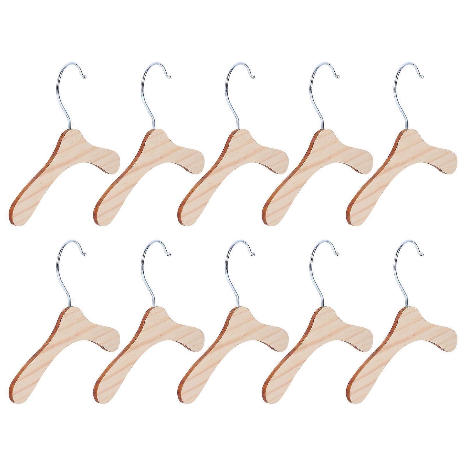Pet Clothes Hanger Rack Made of Stainless Steel Silver for Storage Portable and 10pcs