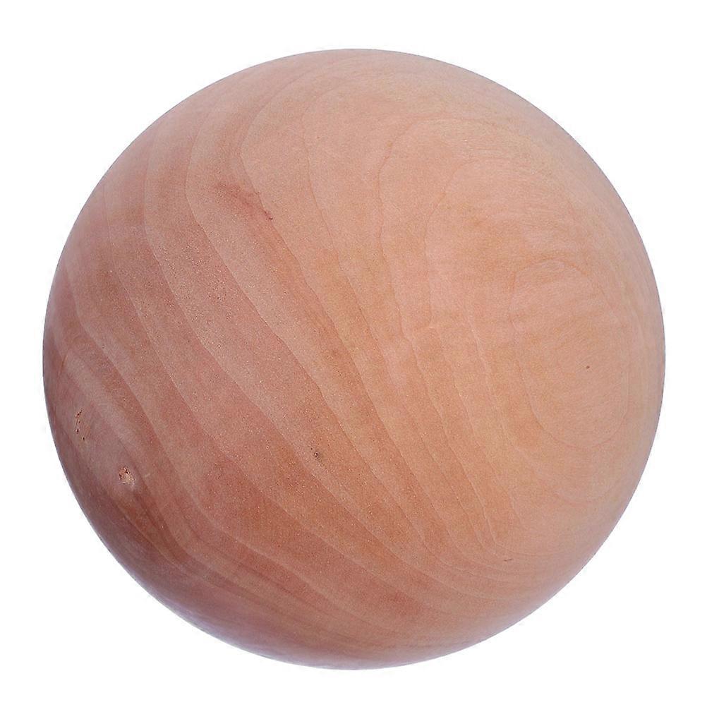 Wooden Round Ball Smooth Surface Polished Edges Craft Accessory for Painting Drawing Handmade Decorations Art Projects