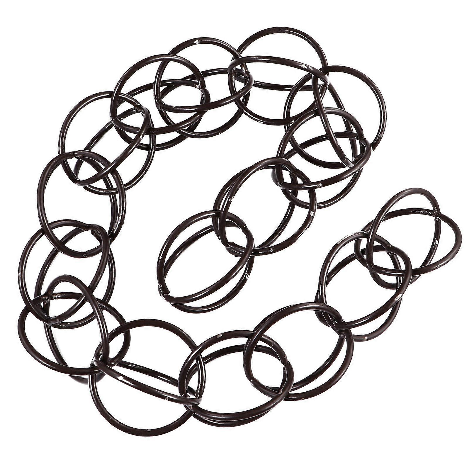 1m Garden Rain Chain for Villa Roof Gutter Drainage, Decorative and Durable Outdoor Rainwater Chain with Elegant Design