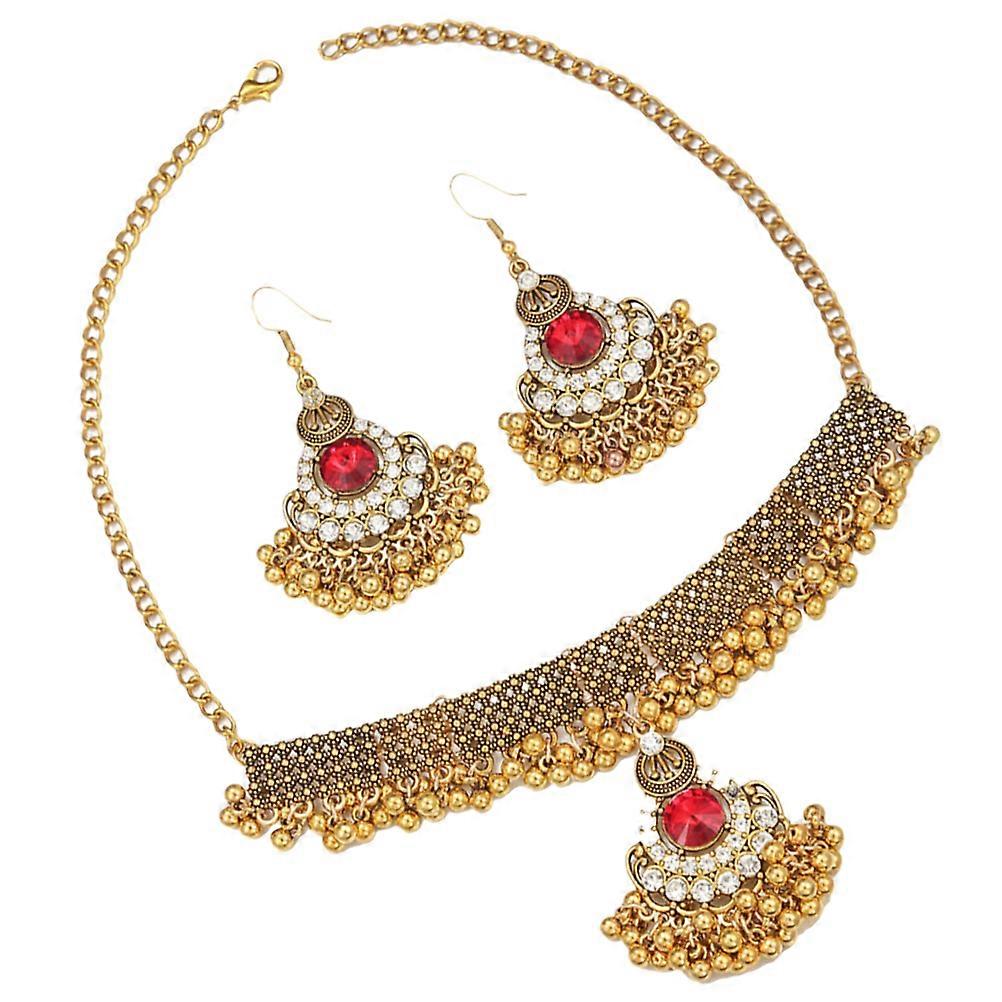 Drop Earring Sets For Women Necklace And Earring Set Elegant Jewelry For Wedding Anniversary 1Set