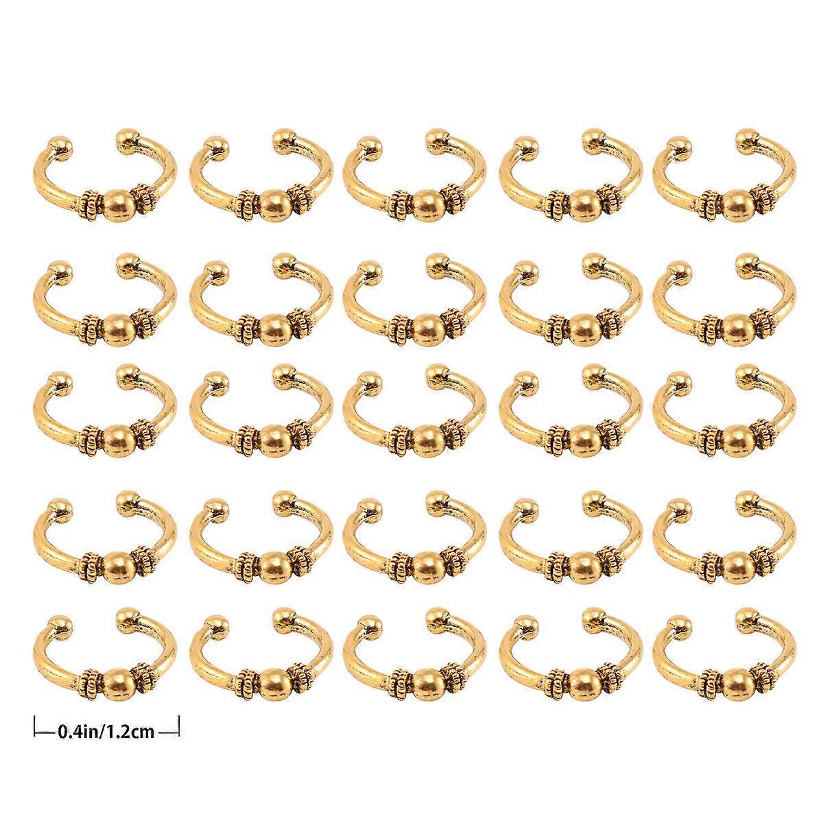 Here's a refined and professional product description based on the title you provided:
**20pcs Creative DIY Hair Braid Clips – Golden Hair